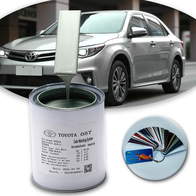 Toyota 057 1k व्हाइट पर्ल एक्रिलिक कार पेंट फ़ैक्टरी डायरेक्ट सप्लाई, फ़ास्ट-ड्राई इको-फ्रेंडली वाटरबोर्न फ़ॉर्मूला के साथ