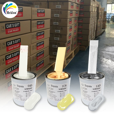 पर्यावरण के अनुकूल और लागत प्रभावी टोयोटा 1C8 सिल्वर पाउडर कार पेंट सुखाने का समय 2-3 घंटे