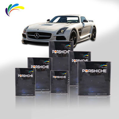 गंधहीन टिकाऊ धातु वाहन पेंट मोल्डो प्रतिरोधी चांदी कार शरीर पेंट