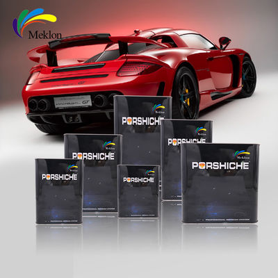 गैर विषैले गर्मी प्रतिरोधी चमकदार लाल कार पेंट फीका प्रतिरोधी टॉप कोट ऑटोमोटिव