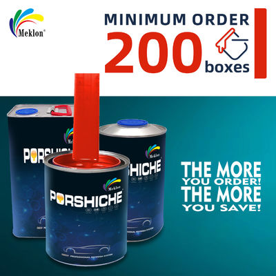 आईएसओ एमएसडीएस कार पेंट टॉप कोट गंधहीन लाल नारंगी रंग पर्यावरण के अनुकूल