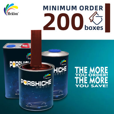 एक्रिलिक 1K 2K रेड कलर बॉडी स्प्रे कार धातु रंग ऑटोमोटिव पेंट टॉप कोट आपूर्तिकर्ता