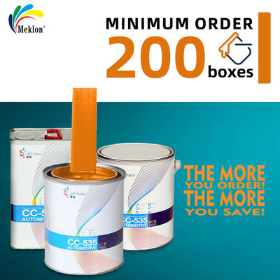 ऑटो पेंट उत्कृष्ट कवरिंग 1K 2K नारंगी रंग ऑटोमोटिव बेस कोट कार पेंट रिफाइंड करें