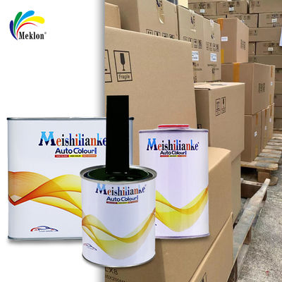 कार रिपियर के लिए उच्च कठोरता और खरोंच प्रतिरोध के लिए 2K ब्लैक कार पेंट टॉप कोट