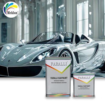 उच्च चमकदार तरल सफेद मोती परिष्कृत धातु बैंगनी कार पेंट कार पेंट 2K ठोस रंग कोटिंग बेसकोट कार पेंट