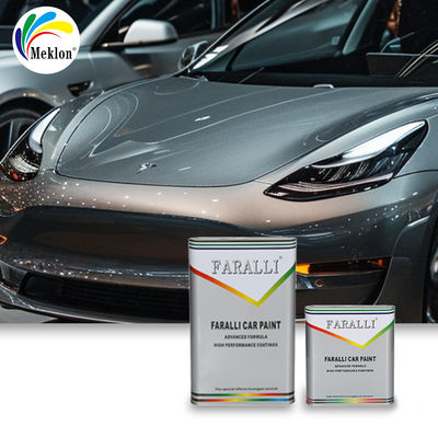 उच्च चमकदार तरल सफेद मोती परिष्कृत धातु बैंगनी कार पेंट कार पेंट 2K ठोस रंग कोटिंग बेसकोट कार पेंट