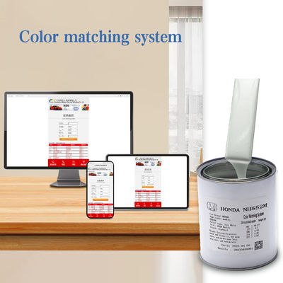 खरोंच प्रतिरोधक होंडा NH552M 1K हल्का ग्रे चांदी एक्रिलिक कार पेंट