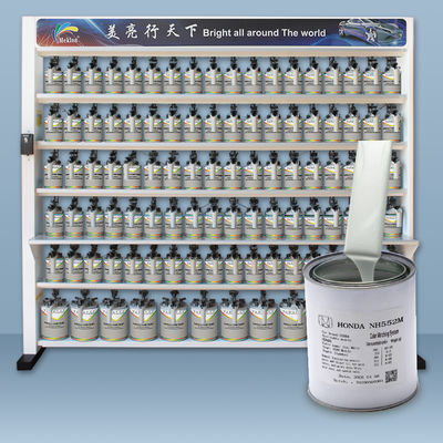 खरोंच प्रतिरोधक होंडा NH552M 1K हल्का ग्रे चांदी एक्रिलिक कार पेंट