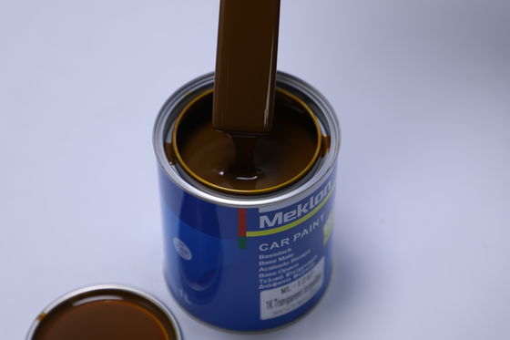 एंटी-जंग और एंटी-यूवी मूल फ़ैक्टरी रंग से मेल खाने वाला आयरन येलो कार पेंट