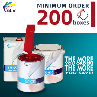 उत्कृष्ट पहनने प्रतिरोध और खरोंच प्रतिरोध, औद्योगिक शक्ति और स्थायित्व के साथ पेशेवर उच्च प्रदर्शन तेजी से सुखाने क्लासिक शुद्ध लाल एक्रिलिक कार पेंट