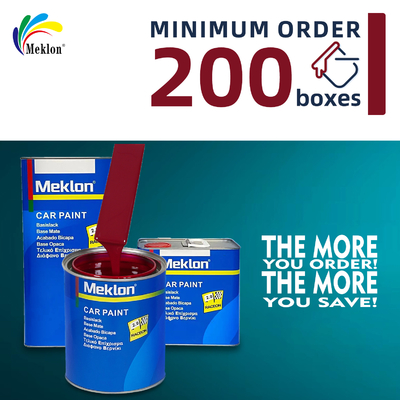 1K2K कार पेंट उच्च अभिव्यक्ति शक्ति और उच्च कवरेज के साथ गहरे लाल कार पेंट