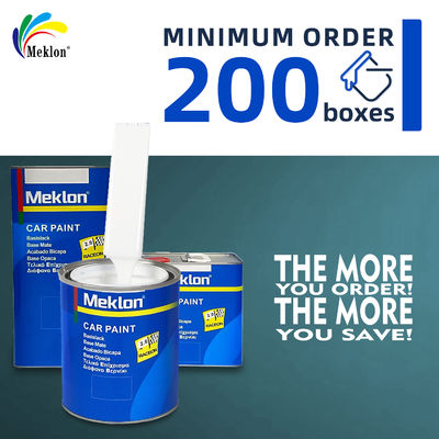 उच्च शुद्धता वाली पुनर्स्थापित कार पेंट स्प्रे करना आसान है और पीलापन नहीं आता है। शुद्ध सफेद कार पेंट