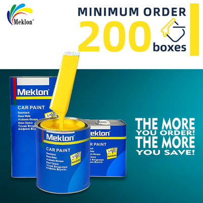 गर्म बिक्री और कुशल मरम्मत कार पेंट 1k2k नींबू पीला कार पेंट