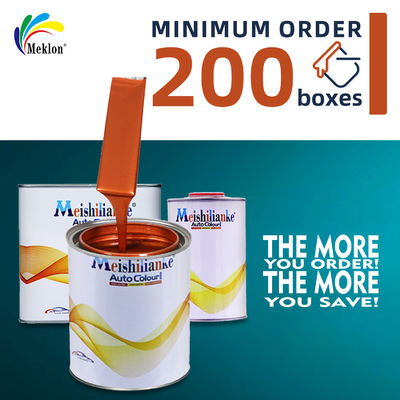 मौसम प्रतिरोधी और यूवी प्रतिरोधी नारंगी लाल कार मरम्मत पेंट