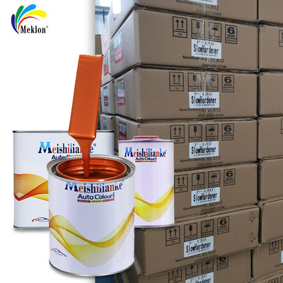 मौसम प्रतिरोधी और यूवी प्रतिरोधी नारंगी लाल कार मरम्मत पेंट