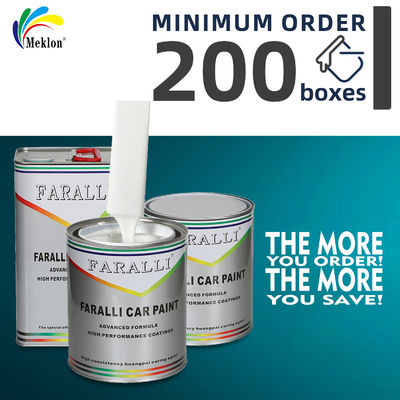 1K Ferrari गर्म बिक्री कुशल और तेजी से सूखने शुद्ध सफेद कार स्प्रे पेंट