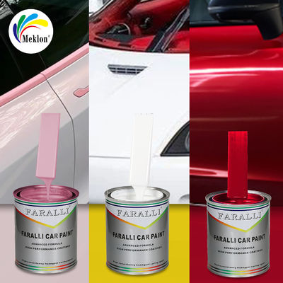 1K Ferrari गर्म बिक्री कुशल और तेजी से सूखने शुद्ध सफेद कार स्प्रे पेंट