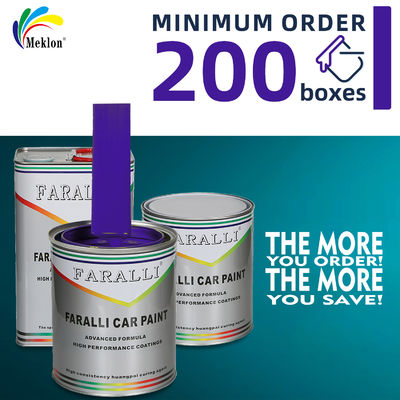 उच्च प्रदर्शन और कम VOC उत्सर्जन के साथ नीला बैंगनी धातु कार स्प्रे पेंट