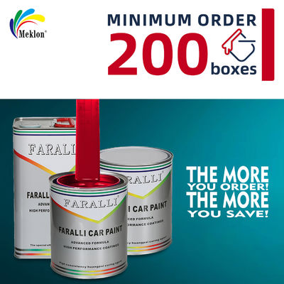 निर्माता यूवी प्रतिरोधी निरंतर उच्च चमकदार उज्ज्वल लाल कार पेंट की प्रत्यक्ष बिक्री