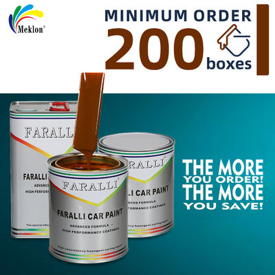 1K2K पर्यावरण के अनुकूल भूरा कार पेंट जिसमें खरोंच प्रतिरोध और उच्च तापमान प्रतिरोध है