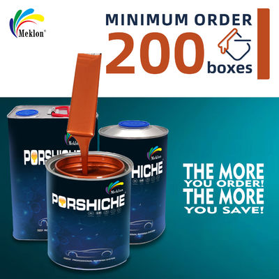 उच्च चमकदार टिकाऊ और पहनने के प्रतिरोधी धातु नारंगी कार मरम्मत पेंट