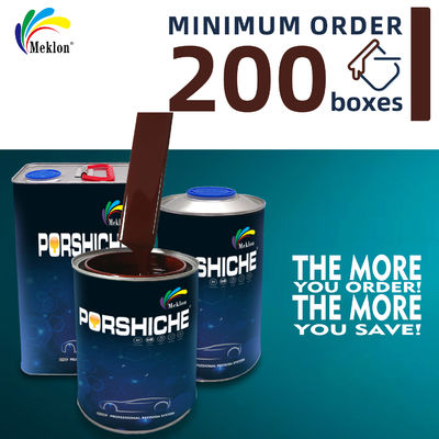 1K2K यूवी प्रतिरोधी मौसम प्रतिरोधी और पहनने के प्रतिरोधी उच्च चमक काले लाल कार मरम्मत पेंट