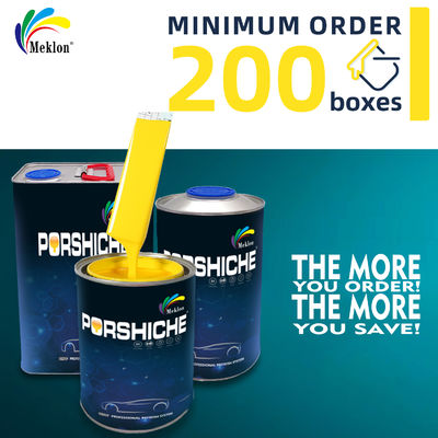 उच्च चमकदार नींबू पीला ऑटोमोटिव पेंट - VOC 380g/L