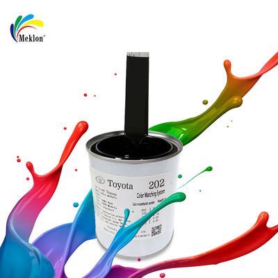 धातु की सतहों के लिए उच्च चमकदार काला 1K मरम्मत पेंट