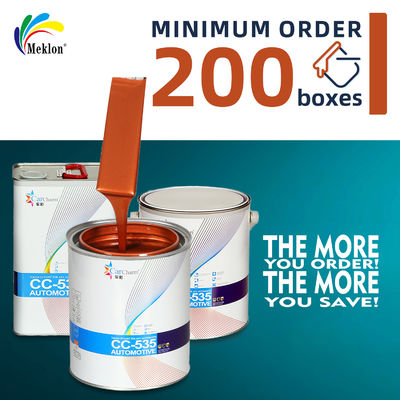 रेट्रो ऑरेंज क्लासिक टिकाऊ और पहनने के प्रतिरोधी कार पेंट