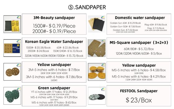 3M पॉलिश ऑटोमोटिव हाई ग्लॉस ग्राइंडिंग फ्रॉस्टेड पेपर