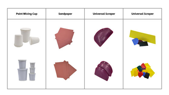कार पेंट कलर मिक्सिंग के लिए पेंट मिक्सिंग कप ऑटोमोटिव पेंट कलर मिक्सिंग