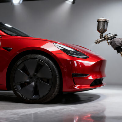 मेक्लोन ब्राइट रेड पर्ल हाई क्रोमा स्क्रैच प्रतिरोधी ऑटो मरम्मत के लिए कार पेंट रिफाइन करें