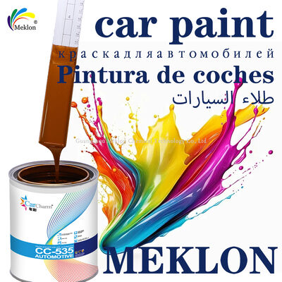 तेजी से सूखना 1K नारंगी लाल चांदी ऐक्रेलिक पेंट ऑटोमोटिव कार रिफाइनिंग कोटिंग और पेंट औद्योगिक उपयोग कार मरम्मत और नवीनीकरण