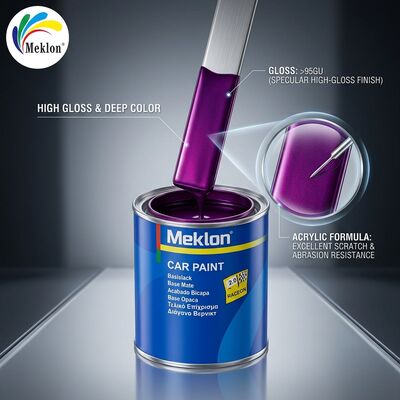 1k2k उच्च चमकदार लंबे समय तक चलने वाला उच्च सुरक्षा गहरे बैंगनी एक्रिलिक कार पेंट