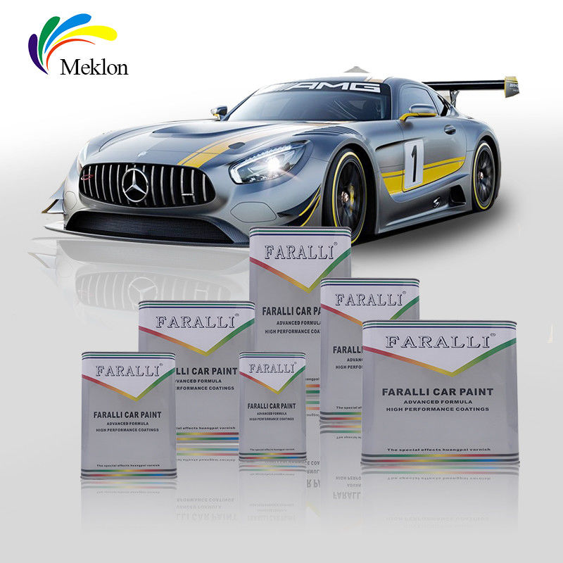 कार पेंट ऑटोमोटिव कोटिंग 1k ठोस रंग बेसकोट विशेष काला ऑटो कलर टिंटर