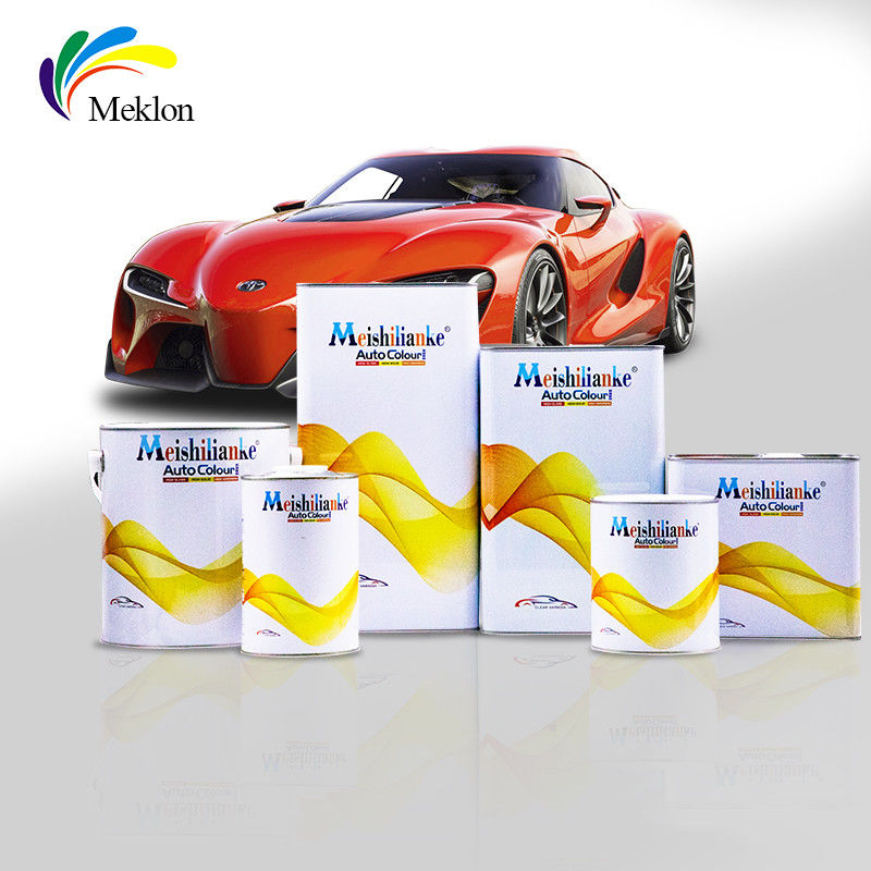 उच्च चमकदार कार स्पष्ट कोट लेक 1K टॉप कोट एक्रिलिक ठोस रंग कार पेंट