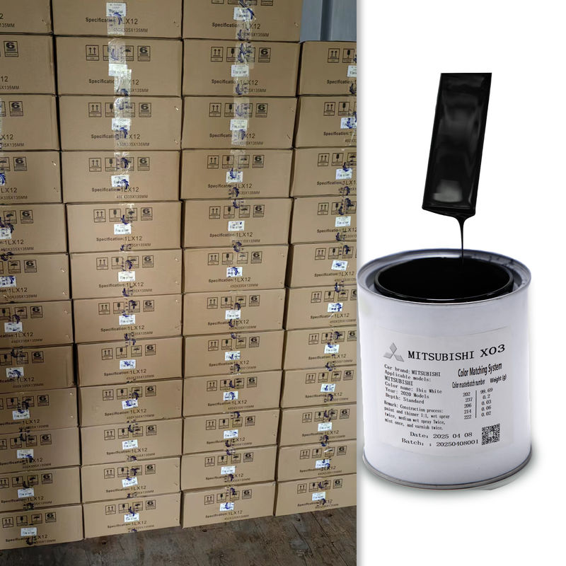 MK105 अनुकूलन योग्य रंग मिडनाइट ओब्सीडियन OEM अल्ट्रा ब्लैक कार पेंट