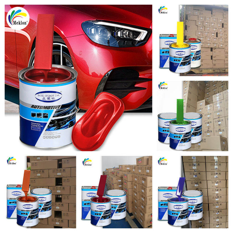 उच्च चमक OEM 1K रेड पर्ल एक्रिलिक मरम्मत पेंट मर्सिडीज बेंज के लिए उपयुक्त