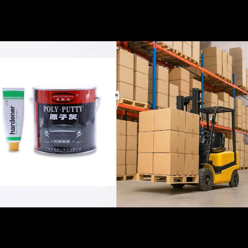 उच्च प्रदर्शन कोटिंग पॉली पुट्टी 1k पॉलिएस्टर भरने कार विवरण पुट्टी शरीर मरम्मत पुट्टी