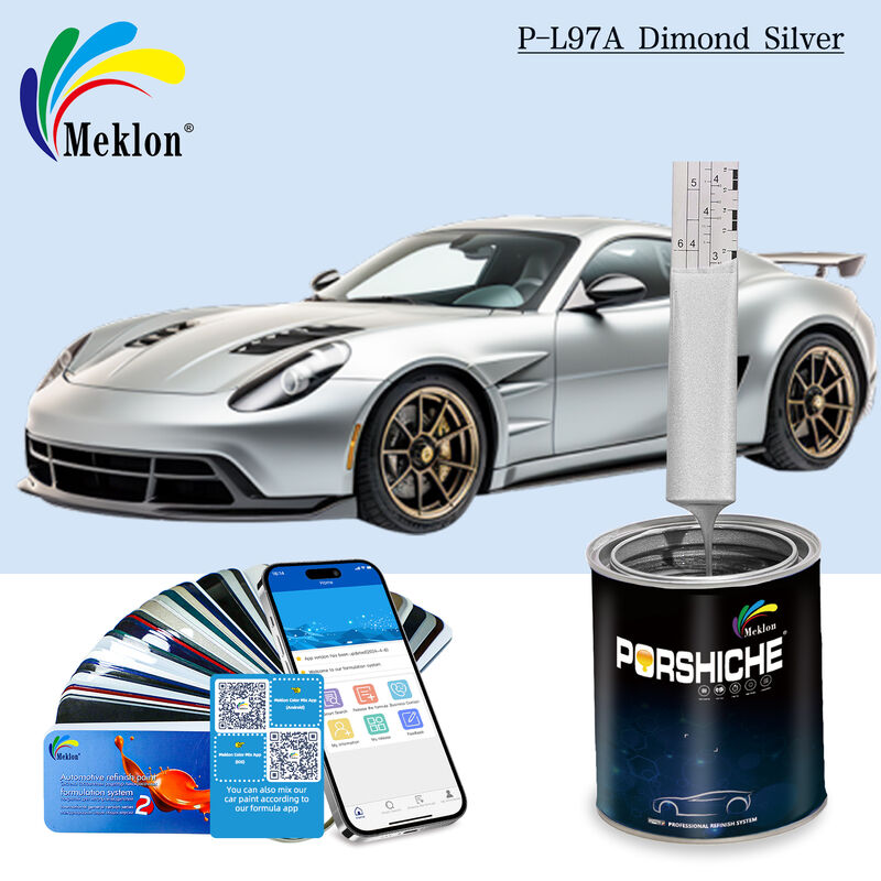 Odorless Practical Metallic Colour Car Paint SGS सिल्वर कलर स्प्रे पेंट फॉर कार