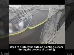 उच्च लागत प्रदर्शन निर्माता प्रत्यक्ष बिक्री कार मास्किंग फिल्म