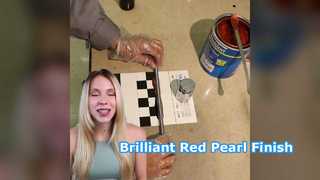क्रिस्टल रेड पर्ल 2K ऑटो फ़िनिश